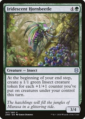 Iridescent Hornbeetle (187) Zendikar Rising ZNR MTG Magic