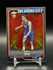 2024-25 Topps Chrome Nikola Topic Rookie Card #119 (RC) Oklahoma City Thunder