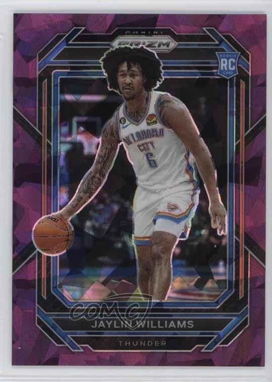 2022-23 Panini Prizm Purple Ice Prizm 126/149 Jaylin Williams #247 Rookie RC