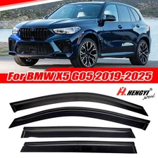 For BMW X5 G05 40i 19-2026 Premium Style Window Visor Vent Deflector Rain Guard