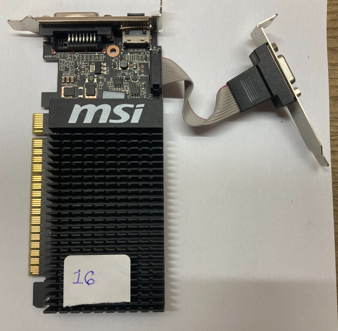 MSI NVIDIA GeForce GT 710 1GB Video Graphics Card GT 710 1GD3H LP (OFFER WELCOME