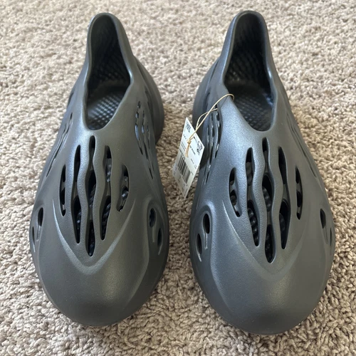 Adidas Yeezy Foam RNR Runner Onice Nero HP8739 Scarpa Lifestyle Uomo Taglia 12 Nuova