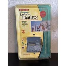 Franklin 5-Language European Translator TWE-118CSC - English, Spanish, French
