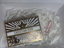 DIOR sparkle beauty bag new in box with pink sheer lipstick in DIOR gift box