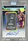 Magic Johnson 2024 Panini Eminence Silver Bar Larry O'Brien Trophy Auto 1/3