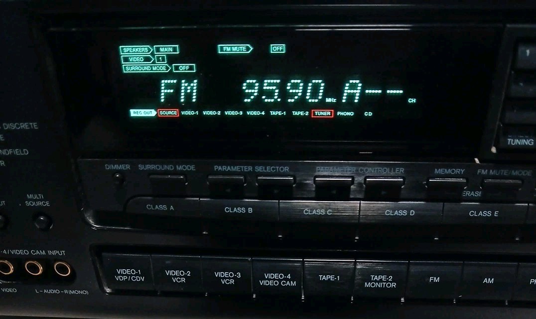 Onkyo TX-SV717PRO Surround Receiver Tuner Amplifier 5.1 Ch, Works