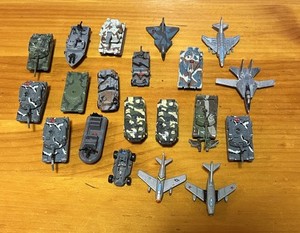 Lot Of Military Micro Machines Planes Tanks