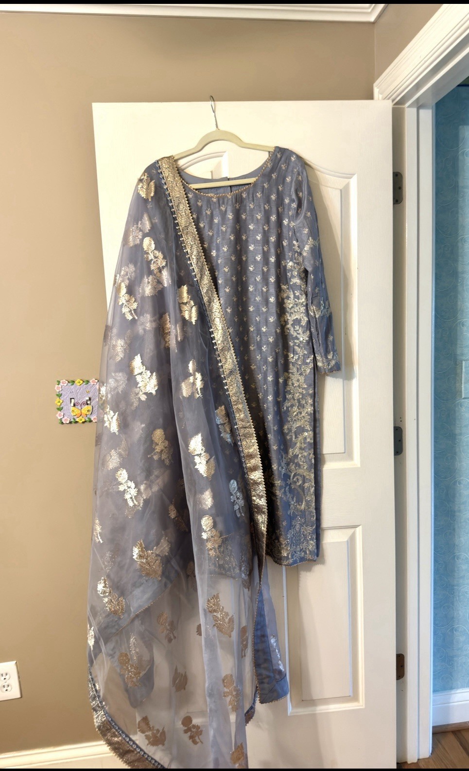 Pakistani Indian Shalwar Kameez 3 Piece Set Desig… - image 2