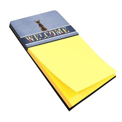 Caroline's Treasures Manchester Terrier Welcome Watercolor Sticky Note Holder