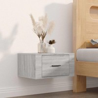 Wand-Nachttisch Grau Sonoma 50X36X25 Cm