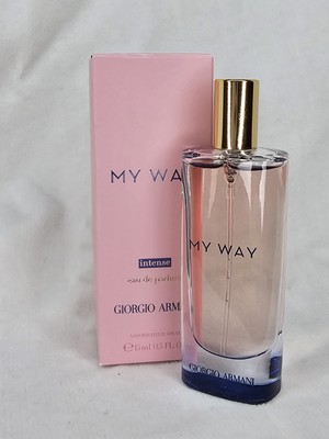  My Way Intense Giorgio Armani EDP 0.5 Fl. Oz. Travel Size Spray Sealed Box