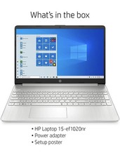 HP 15-ef1020nr 15.6" HD Touch, Ryzen 3 3250U, 8GB, 256GB SSD, W10Home in S Mode