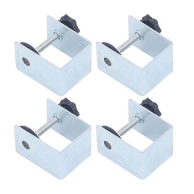 4pack Adjustable Drawer Installation Fixing Clamp Rustless Steel Press Type