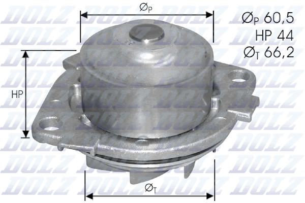 Dolz Wasserpumpe MotorküHlung S231 FüR Bravo Fiat Lancia Marea Brava 1 Weekend-image
