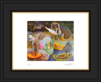 Leonora Carrington, sehr seltene Lithographie, kleine Auflage, Le