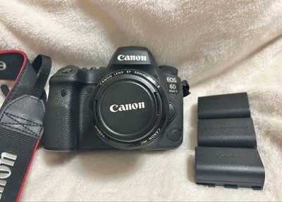 Canon EOS 6D Mark II with lens