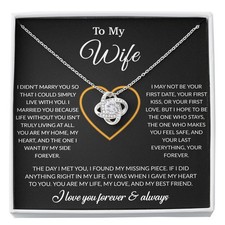 To My Wife Necklace, Gift For Wife, Anniversary Gift For Wife, Necklace For Wife