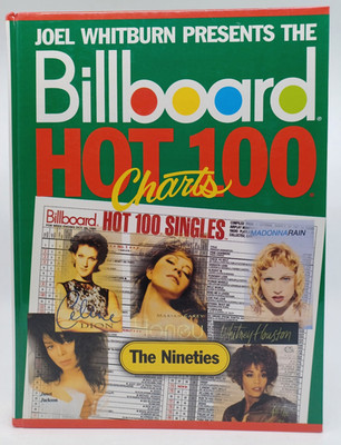Billboard Hot 100 Charts - The Nineties by Joel Whitburn Signed Hardcover