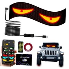 Devil Eyes Light for Cars,Colorful Eye Lamp Soft Screen,Car 1PCS/3.94 13.78