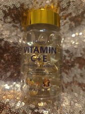 Fduay Vitamin C E Face Serum Capsules 90pcs Anti Aging Moisturizing Skincare