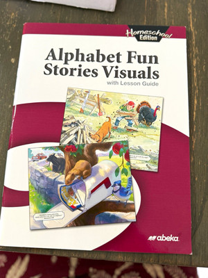 Abeka Homeschool Edition Alphabet Fun Stories Visuals Lesson Guide Preschool
