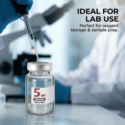 10 Pack 5ml Sterile Vials for Injections, Self-Healing Port, Empty Vials for ... - 第 4/9 張圖片