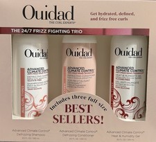 Ouidad Advanced Climate Control Set Shampoo Conditioner Humidity Gel