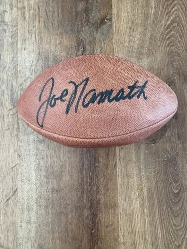 Joe Namath autograph full size football w/tags
