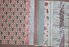 2006-2012 Retraité 12x12 Artisanat Etc Mon Paper Studio Scrapbooking Papier 10 Feuilles Neuf