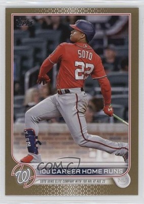 2022 Topps Update Gold /2022 Juan Soto Checklist #US68 e4j