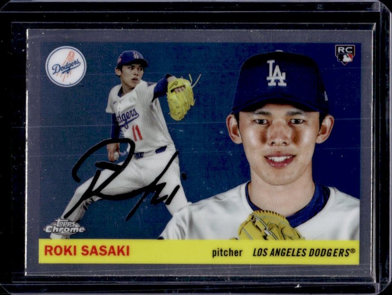 2025 Topps Chrome Platinum Roki Sasaki RC Rookie #239 Dodgers