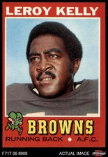 1971 Topps #157 Leroy Kelly Browns-FB HOF Morgan St 7 - NM