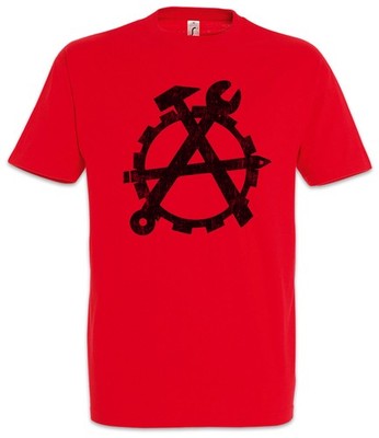 Workers Anarchy Herren T-Shirt About Capitalism Kommunismus Sozialismus Gegen