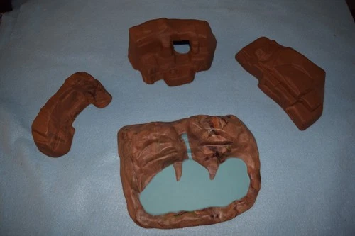 Marx Wagon Train terrain , all 4 different pieces -