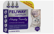 Feliway Optimum 30 Day Refill X 3 Value Pack | 48ml Optimum Refill 3