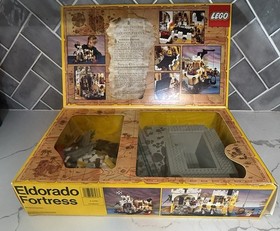 Pirate Lego 6276 El Dorado Fortress Used 99% Complete With Box  Missing 1 Oar