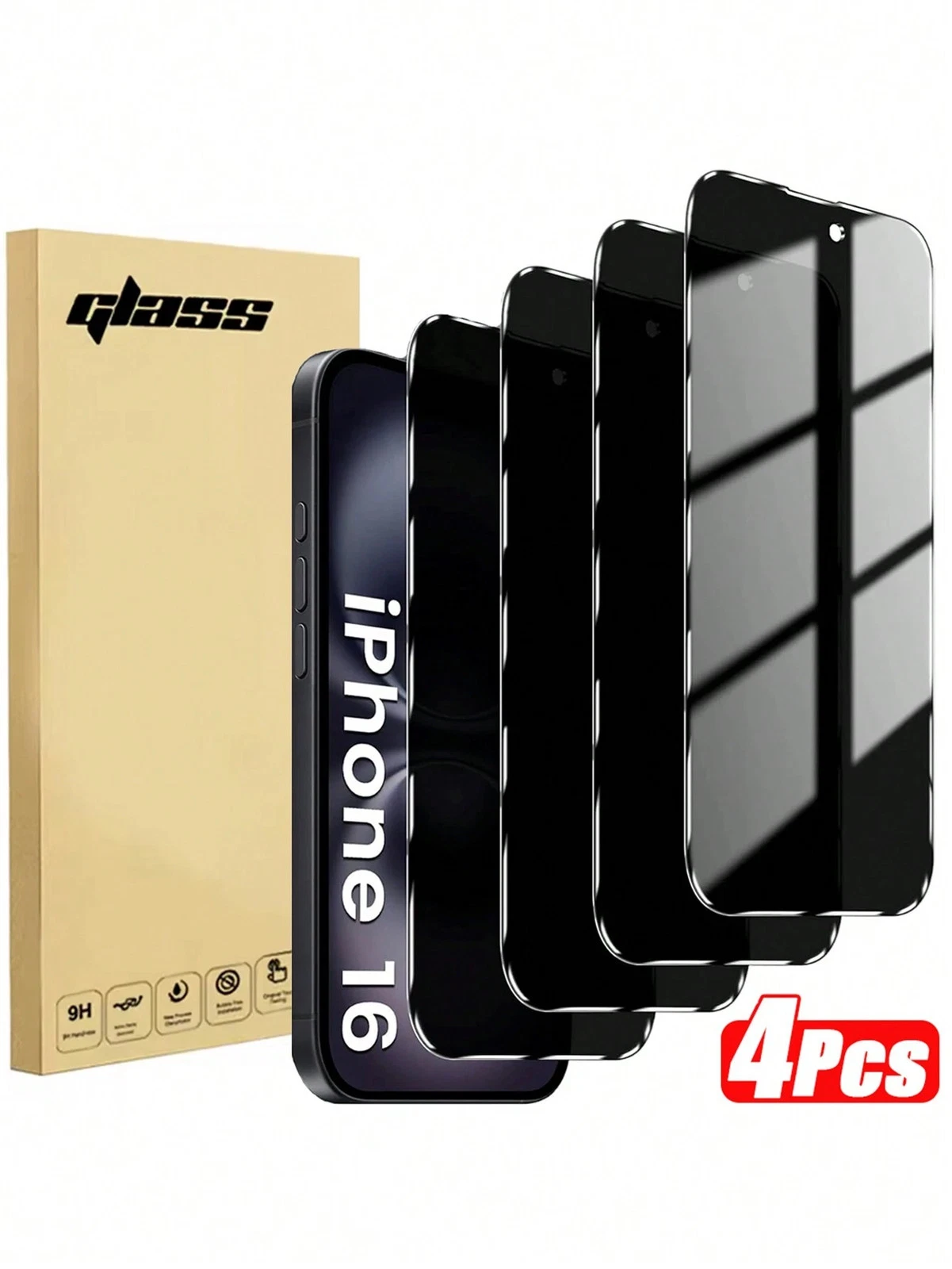 Set of 4 Privacy Screen Protector For iPhone Models Anti Spy Cheap24
