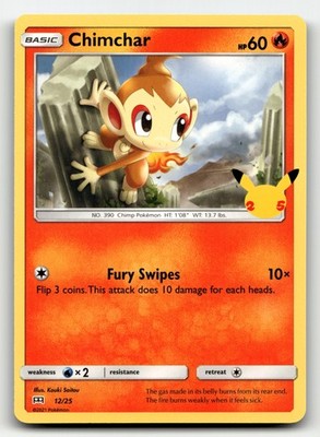 Chimchar McDonald's Collection 2021 12/25