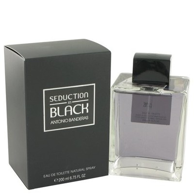 SEDUCTION IN BLACK BY ANTONIO BANDERAS 6.8 OZ EDT SPRAY FOR MEN NEW IN BOX