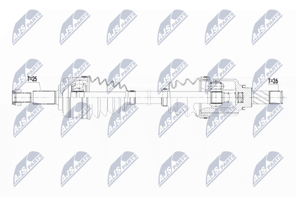 NTY NPW-RE-113 Antriebswelle Vorne Rechts FüR Dacia Renault-image