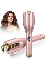 Open Box Automatic Curling Iron 1  Large Slot 4 Heat Settings Hair Curler Tool