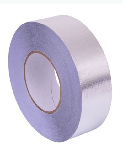 3 X Rolls 972 Reinforced 48mm X 50m Aluminium Foil Tape Insulation Heating Duct - Picture 2 of 3