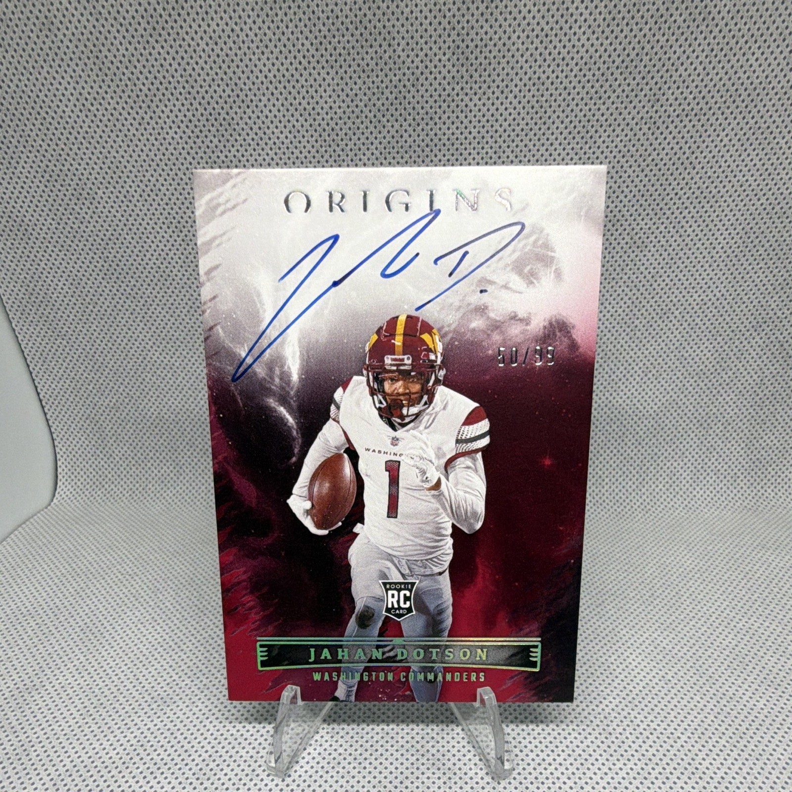 Panini 2022 Origins Jahan Dotson Rookie Autographs Auto RC Red /99 RAU-JDO