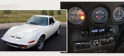 für Opel GT 1968 1969 1970 1971 Oldtimer Auto Radio DAB+ UKW FM Bluetooth AUX-in