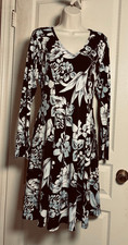 Karen Kane, Floral Print A Line Dress, Size XL