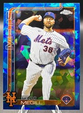 2025 Topps Chrome Update Sapphire Tylor Megill #USC153 Mets