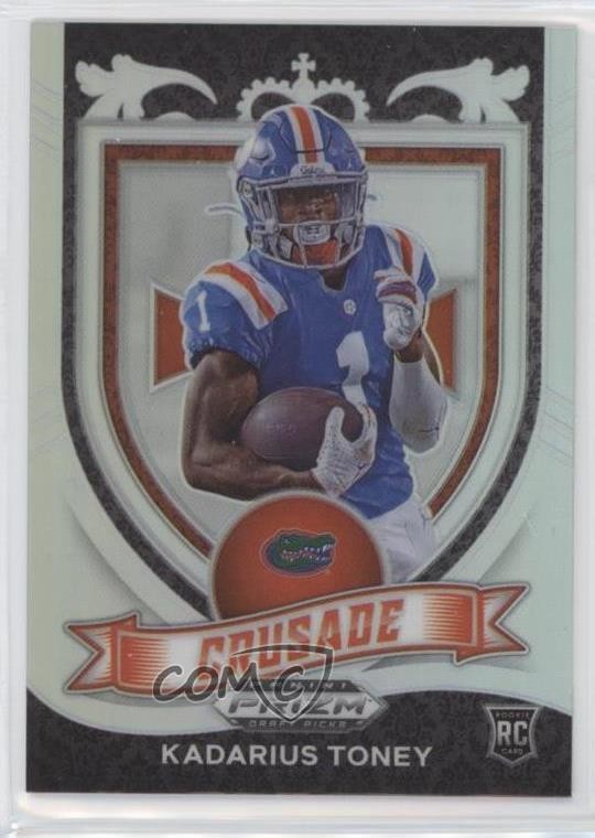 2021 Panini Prizm Draft Picks Crusade Silver Kadarius Toney #176 Rookie RC 7l6