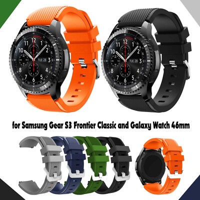 Replacement Silicone Band Strap For Samsung Gear S3 Frontier Watch & S3 Classic