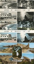 BRETIGNOLLES SUR MER LOT of 3 cards written twice with one L