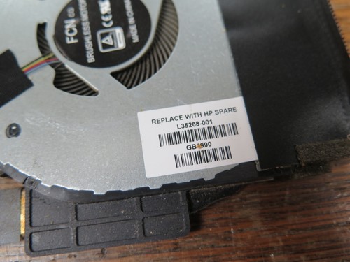 L35268-001 OEM ORIGINAL HP ENVY 15-CN 15-CN0000 15-CN1073WM HEATSINK FAN - Afbeelding 3 van 6